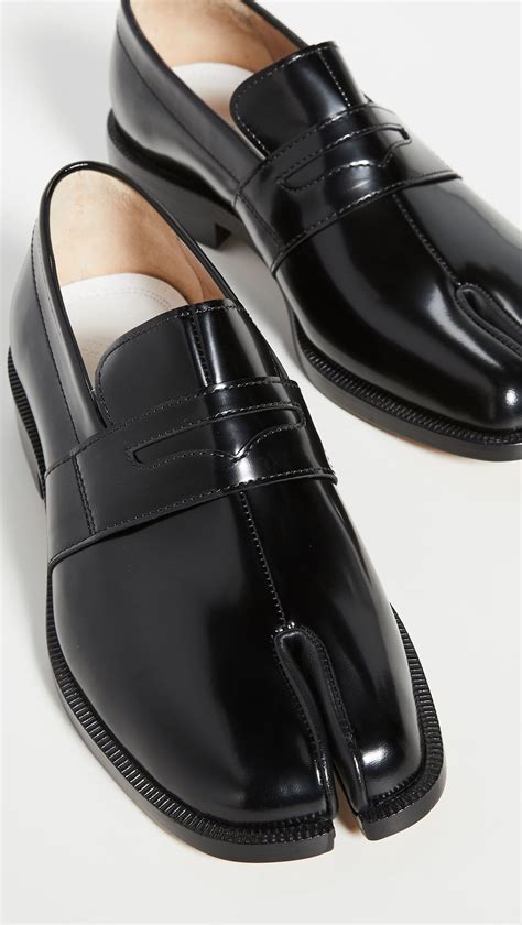 maison margiela tabi loafer heels.